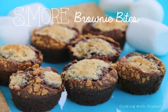 Smore brownie bites at everydayadventures.com
