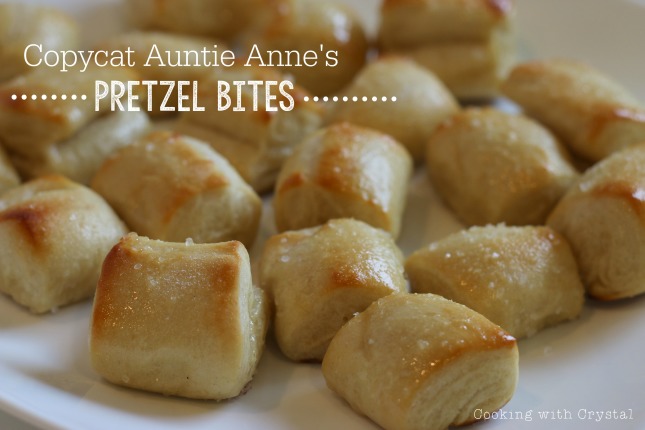 auntie annes copycat pretzel bites