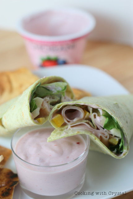 turkey berry wraps+ cooking with crystal