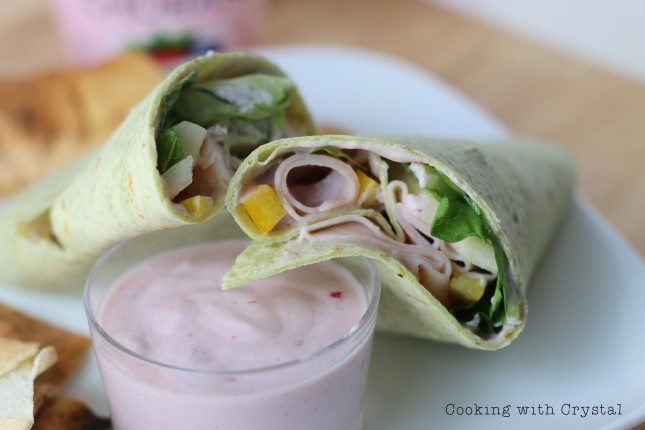 turkey berry wraps+ cooking with crystal