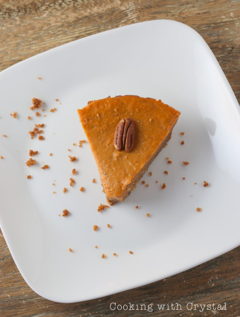 easy pumpkin pie+ cooking with crystal