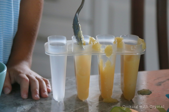 applesauce popsicles+cooking with crystal