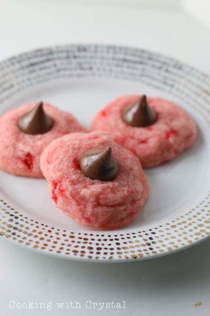 cherry kiss cookies + cooking with crystal