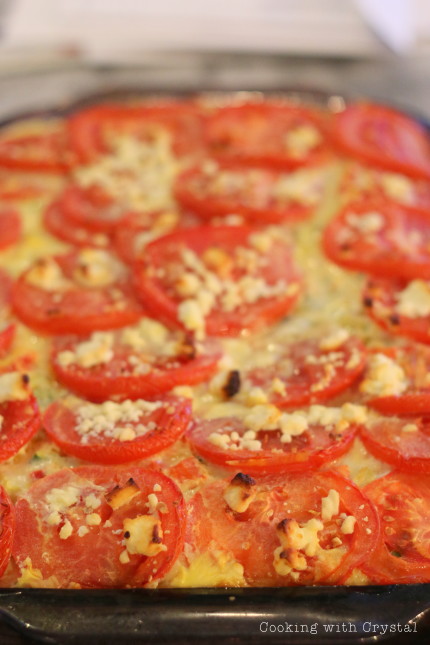 tomato + feta casserole cookingwithcrystal